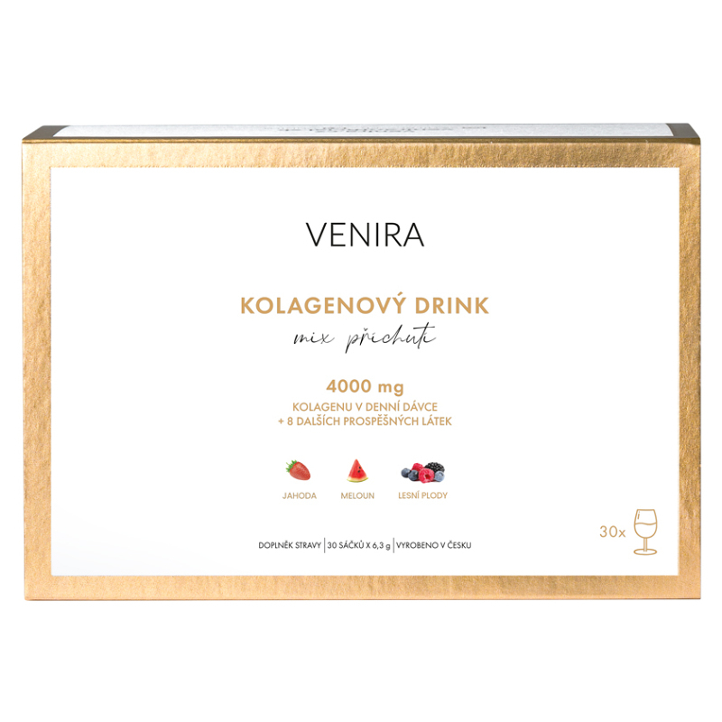 VENIRA Kolagenový drink mix příchutí 30 sáčků