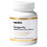 VENIRA Longevity NAD+ vitamin B3 a ribosa 60 kapslí