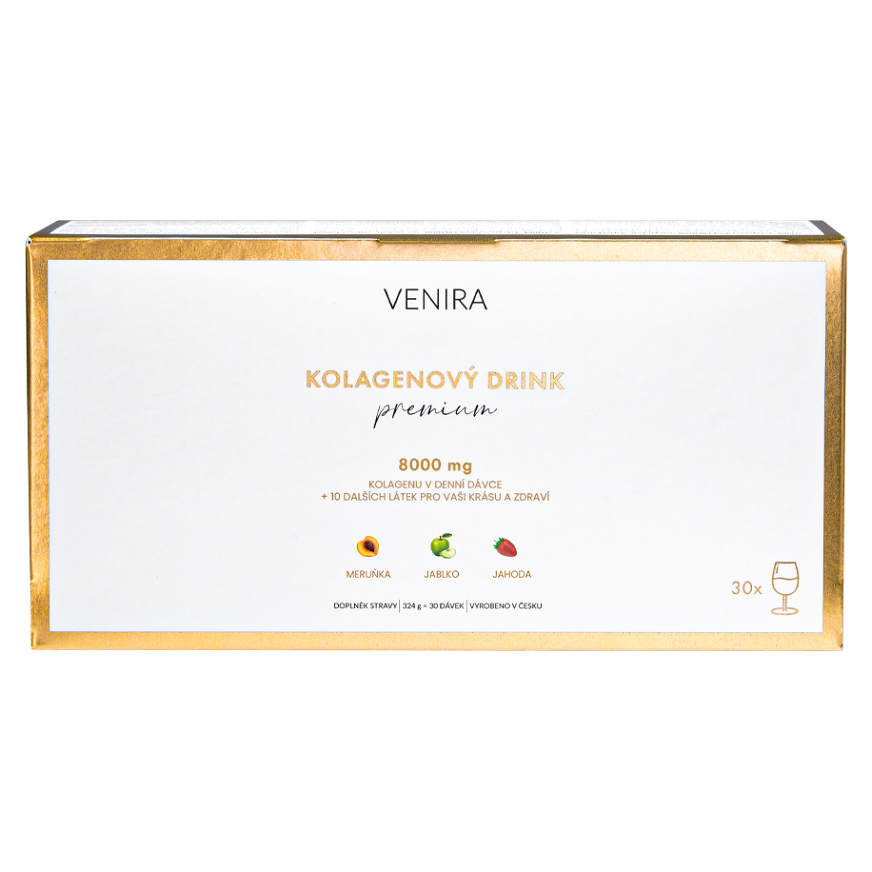 Levně VENIRA Premium kolagenový drink mix příchutí 30 sáčků