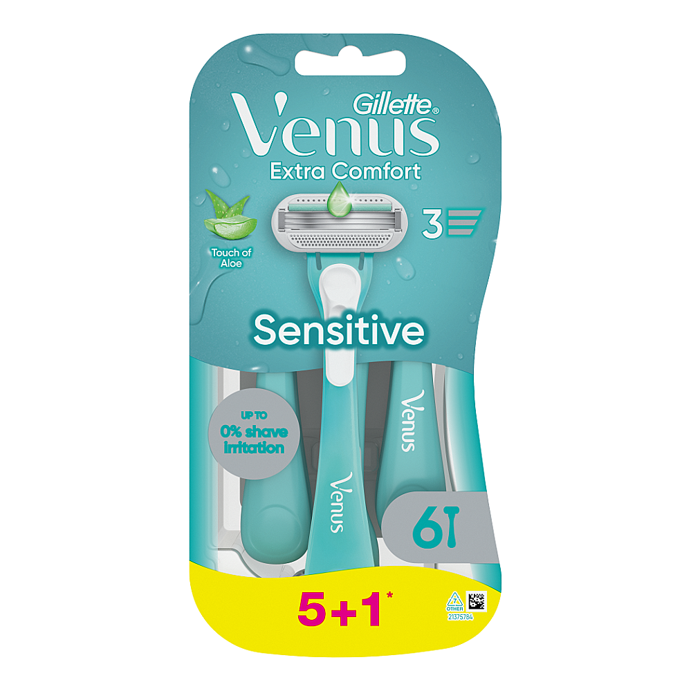 Gillette Venus Extra Comfort Sensitive pohotová holítka 6 ks