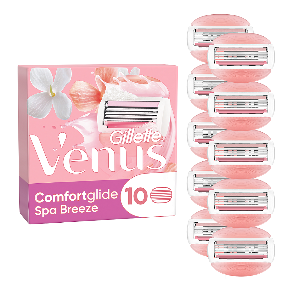 GILLETTE Venus ComfortGlide Spa Breeze Náhradní hlavice 10 kusů