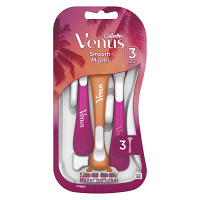GILLETTE Venus Smooth Miami Dámská pohotová holítka 3 kusy