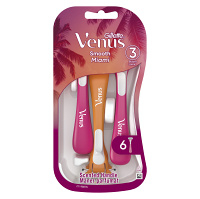 GILLETTE Venus Smooth Miami Dámská pohotová holítka 6 kusů