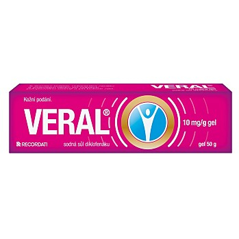 VERAL Gel 10 mg 50 g II (Na bolest zad)