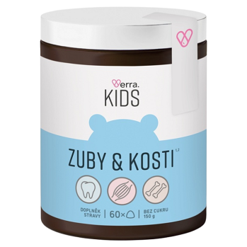VERRA KIDS Zuby a Kosti 60 želatinových medvídků (Doplňky stravy na kosti)