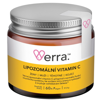 VERRA Liposomální vitamin C 60 kapslí (Vitamíny na imunitu) - Jednosložkové, Lipozomální