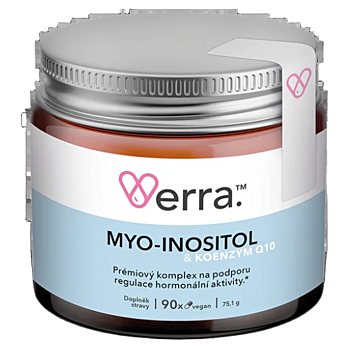 VERRA Myo-inositol & Koenzym Q10 90 kapslí (Menstruace)