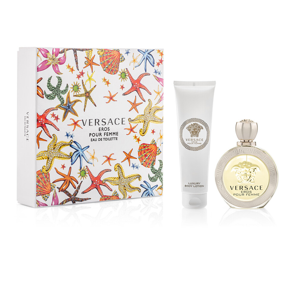 VERSACE Eros Pour Femme Eau de Toilette  Dárková kazeta