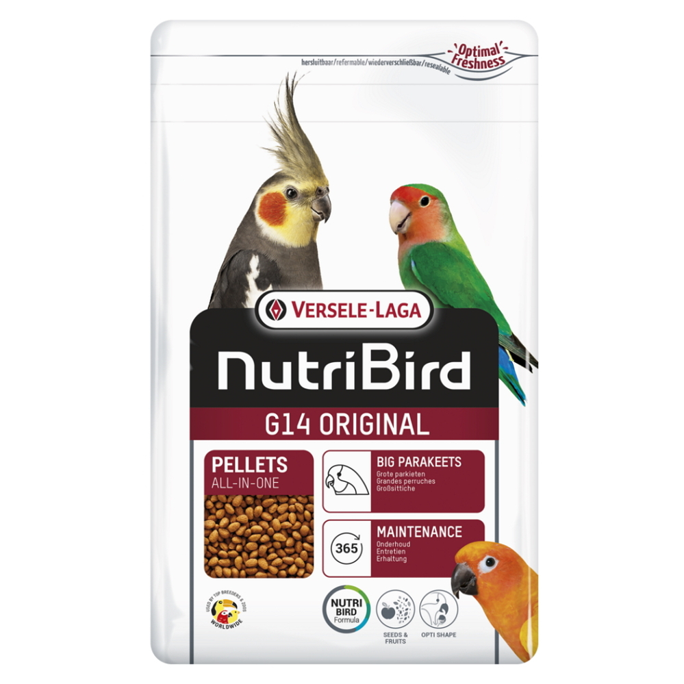 E-shop VERSELE LAGA NutriBird G14 Original krmivo pro střední papoušky 1 kg