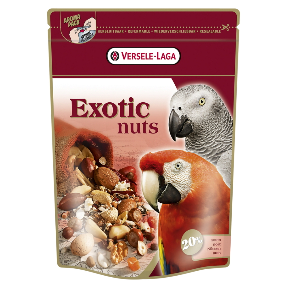 E-shop VERSELE LAGA Prestige Exotic Nut Mix krmivo pro papoušky 750 g