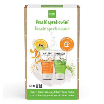 WELEDA Veselé sprchování dárkový set pro děti (Kosmetické balíčky) - Vyživující, Regenerační, Hydratační, Přírodní