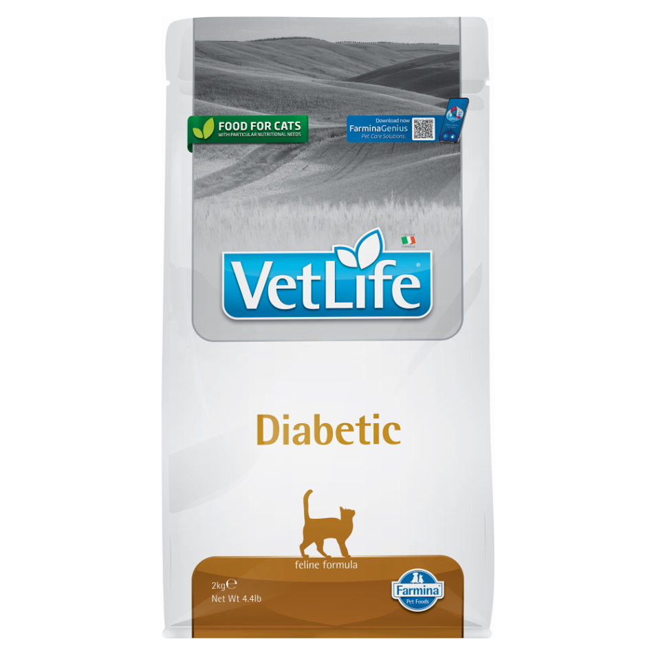E-shop VET LIFE Natural Diabetic granule pro kočky, Hmotnost balení: 2 kg