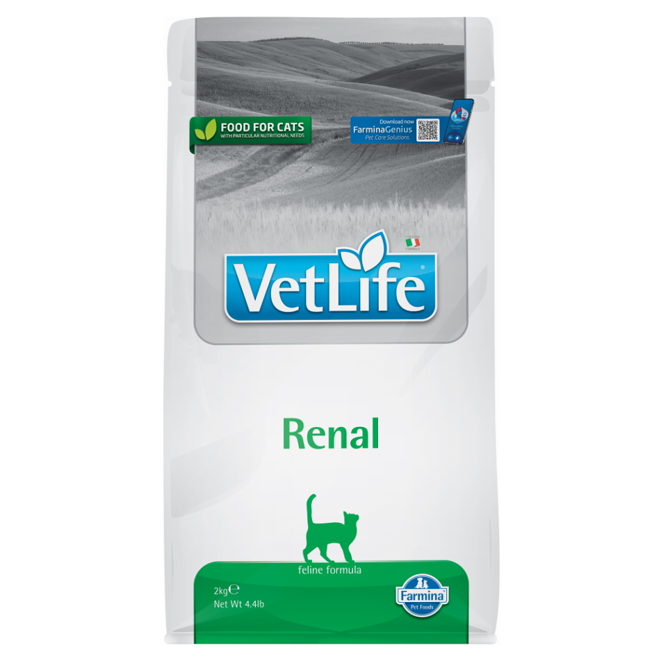 E-shop VET LIFE Natural Renal granule pro kočky, Hmotnost balení: 2 kg