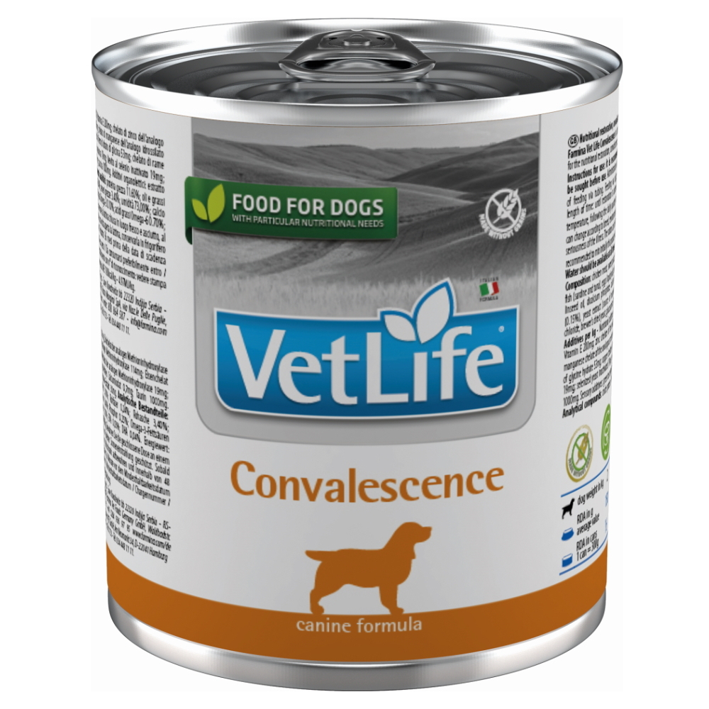 E-shop VET LIFE Natural Convalescence konzerva pro psy 300 g