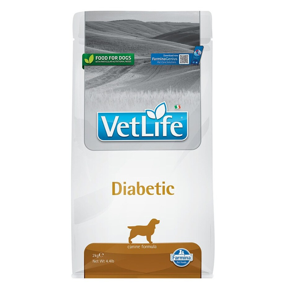 E-shop VET LIFE Natural Diabetic granule pro psy, Hmotnost balení: 12 kg