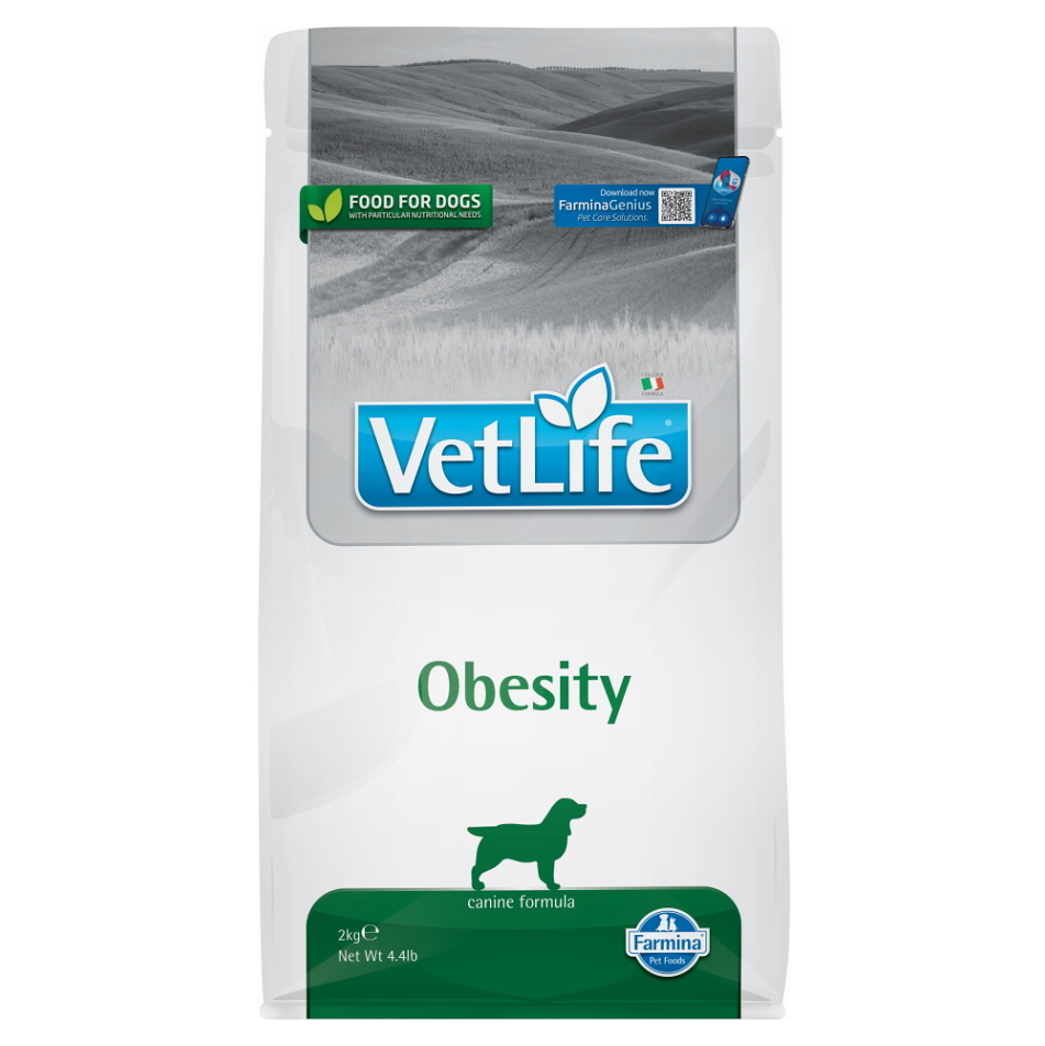 VET LIFE Natural Obesity granule pro psy, Hmotnost balení: 2 kg