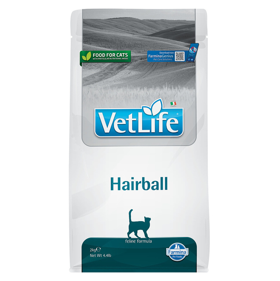 E-shop VET LIFE Natural Hairball granule pro kočky, Hmotnost balení: 2 kg