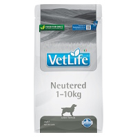VET LIFE Natural Neutered granule pro kastrované psy do 10 kg hmotnosti, Hmotnost balení: 10 kg