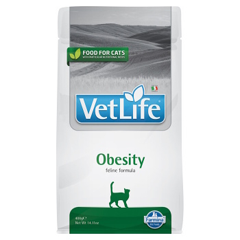 VET LIFE Natural Obesity granule pro kočky, Hmotnost balení: 400 g