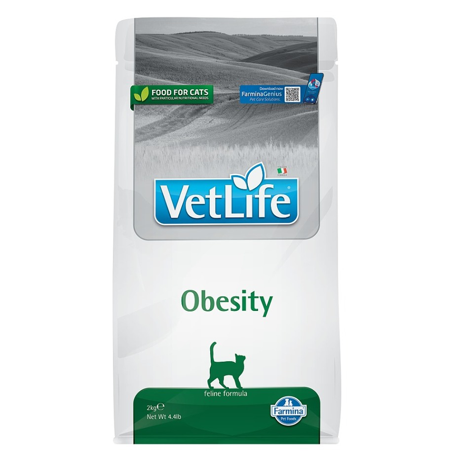 Levně VET LIFE Natural Obesity granule pro kočky, Hmotnost balení: 2 kg