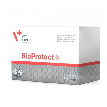 VETEXPERT BioProtect 60 kapslí (Veterinární doplňky stravy na trávení)