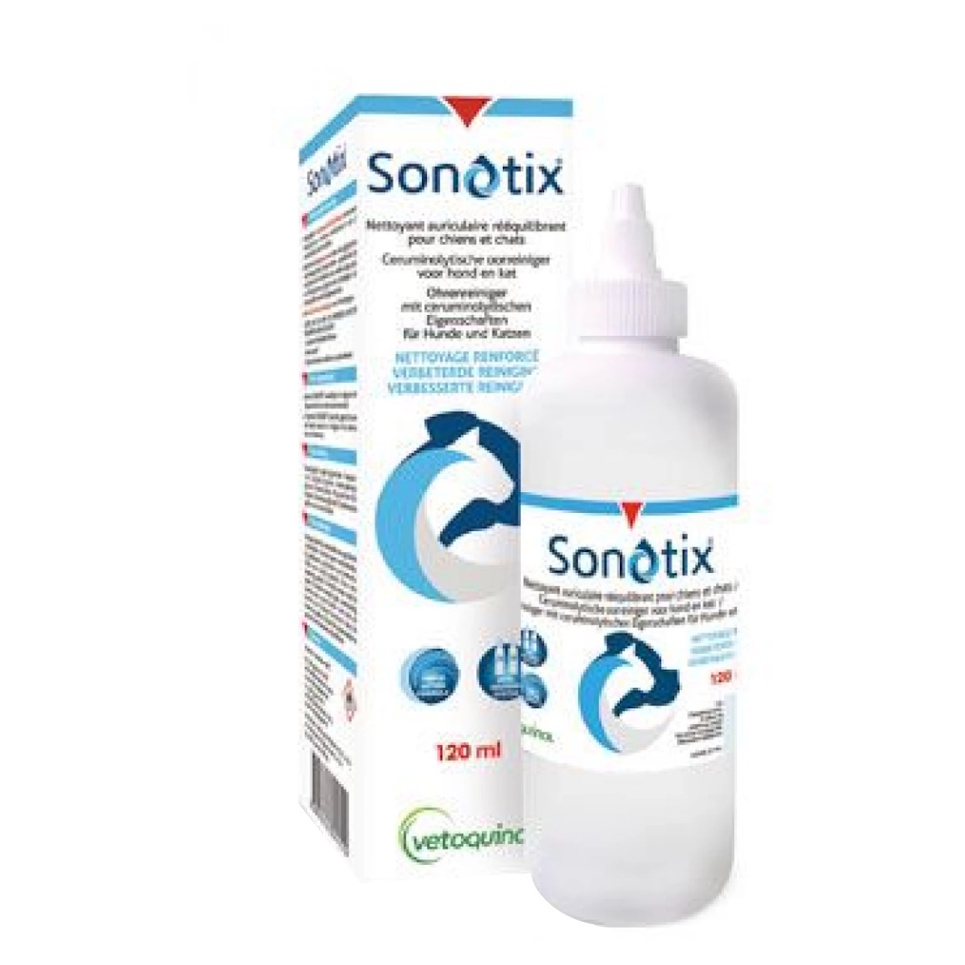 E-shop SONOTIX čistič uší pro psy a kočky 120 ml