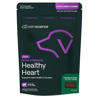 VETRISCIENCE Cardio Canine doplněk stravy na podporu srdce pro psy 300 g (Veterinární doplňky stravy na vitalitu)