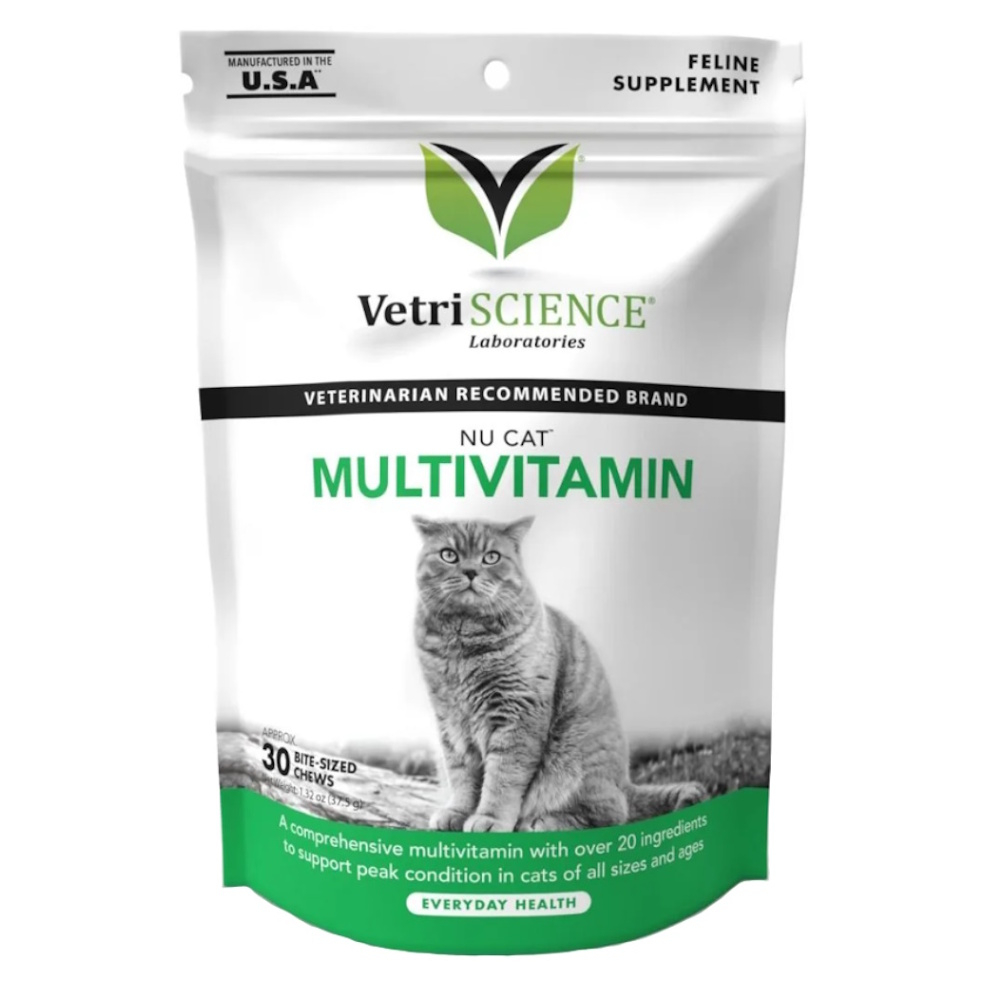 Levně VETRISCIENCE Nu-Cat multivitaminový doplněk pro kočky 37,5 g