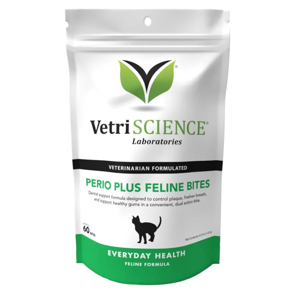 Levně VETRISCIENCE Perio Plus Feline dentální žvýkací kousky pro kočky 120 g