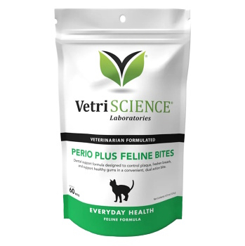 VETRISCIENCE Perio Plus Feline dentální žvýkací kousky pro kočky 120 g