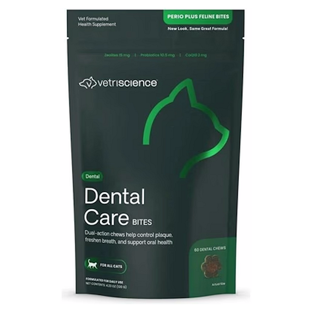 VETRISCIENCE Perio Plus Feline dentální žvýkací kousky pro kočky 120 g