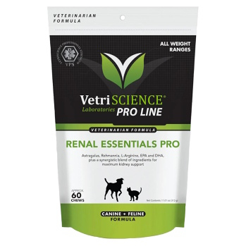 VETRISCIENCE Renal Essentials Pro doplněk na podporu ledvin pro psy 312 g