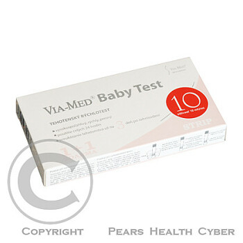 VIA-MED 10 Baby Test Strip 1+1 Zdarma