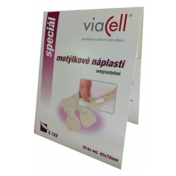 Viacell C122 Diskrétní motýlkové náplasti 42x72mm