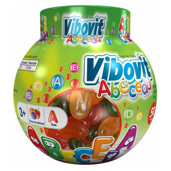 VIBOVIT Abeceda vitaminové želé bonbony 50 kusů