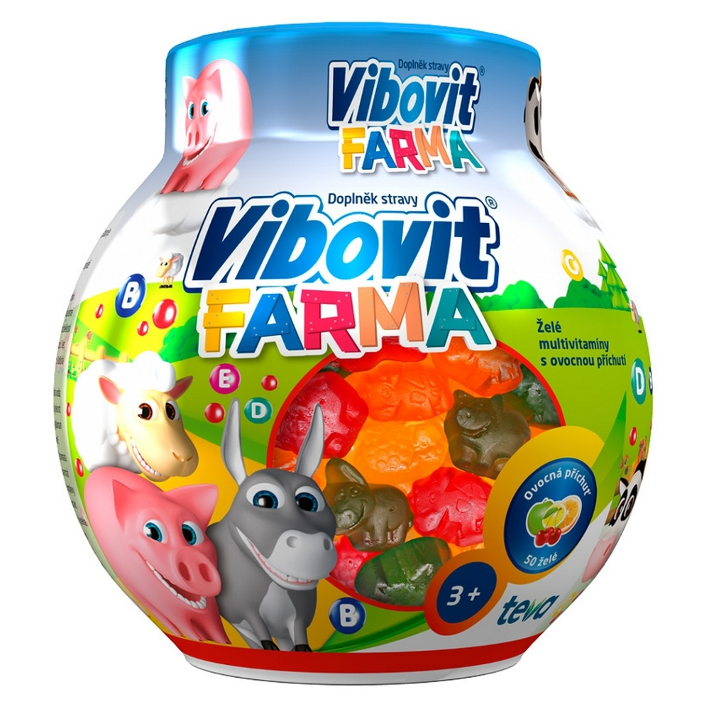 VIBOVIT Farma želé bonbony 50 kusů