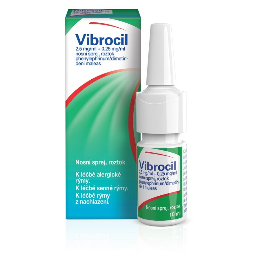 Levně VIBROCIL 0,25 mg/ml Nosní sprej 15 ml