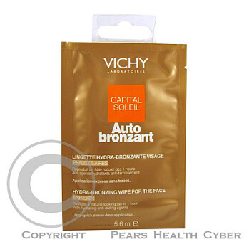 VICHY Capital Soleil Autobronzant - samoopalovací ubrousek na světlou pleť 5,6 ml
