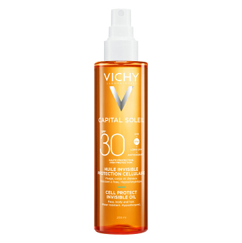 VICHY Capital Soleil Neviditelný olej SPF30 200 ml (Dermokosmetika opalovací oleje) - Dermokosmetika