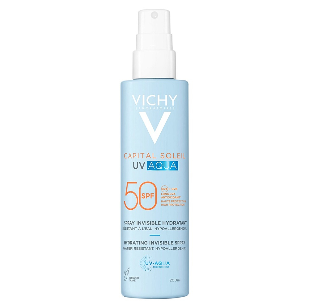 Levně VICHY Capital Soleil UV Aqua Sprej na opalování SPF50 200 ml