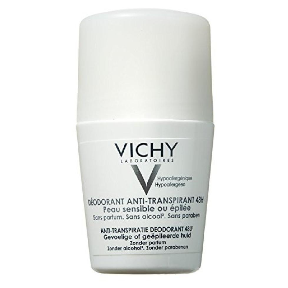 Levně VICHY Deodorant antiperspirant 48h roll-on cilivá pokožka 50 ml