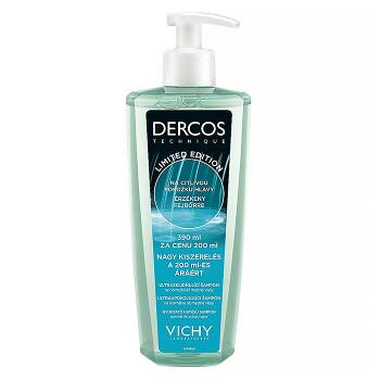 VICHY DERCOS Ultra Soothing ultrazklidňující šampon pro normální až mastné vlasy a citlivou pokožku hlavy 390 ml