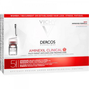 VICHY Dercos Aminexil Clinical 5 pro ženy 21x 6 ml VICHY Dercos Aminexil Clinical 5 pro ženy 21x 6 ml