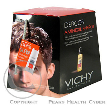 VICHY Dercos Aminexil Energy 125 ml a VICHY Dercos shampooing energisant - posilující šampon s Aminexilem 200 ml ()