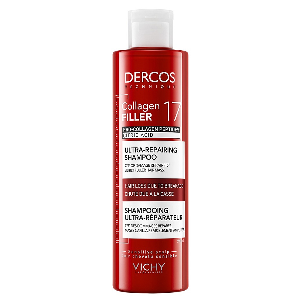 E-shop VICHY Dercos Collagen 17 Filler Regenerační šampon 200 ml