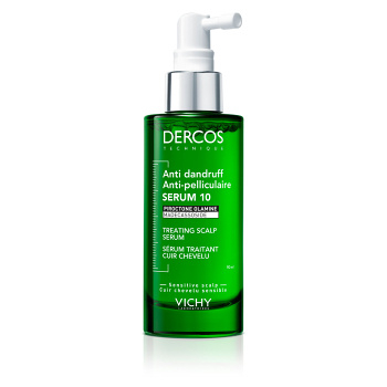 VICHY Dercos Serum 10 Ošetřující sérum proti lupům 90 ml (Dermokosmetika vlasová tonika a séra)