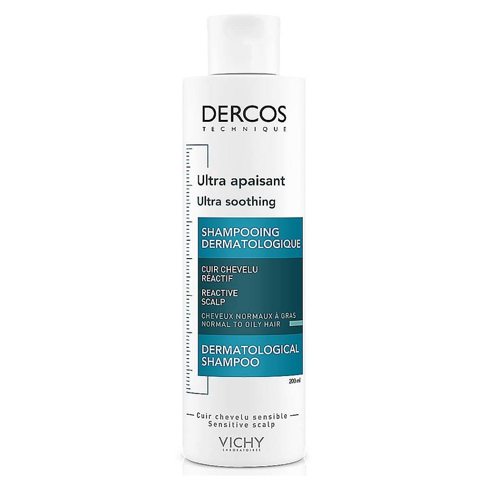 Levně VICHY Dercos Technique ultrazklidňující šampon pro normální až mastné vlasy 200 ml