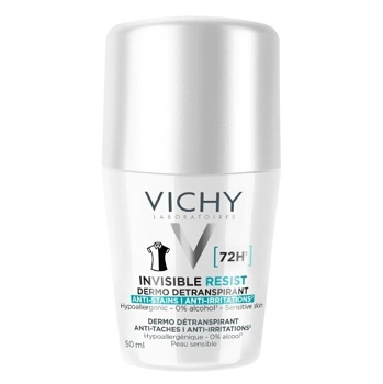 VICHY Invisible Resist 72H Antiperspirant 50 ml (Dermokosmetika deodoranty, antiperspiranty) - Dermokosmetika