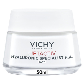 VICHY Liftactiv H.A. Denní krém proti vráskám pro normální až  smíšenou pleť 50 ml (Dermokosmetika pleťové krémy, gely, balzámy) - Dermokosmetika, Denní