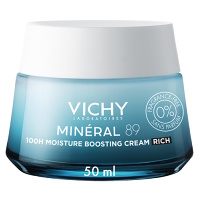 VICHY Mineral89 100H Krém pro podporu hydratace RICH bez parfému 50 ml